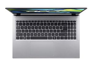 Laptop Acer Aspire Go 15 Ag15-71p-5155, 15.6 inch 1920x1080, Intel Core i5-1334U (10 C / 12 T, 3.4 GHz - 4.6 GHz, 12 MB cache, 55 W), 32 GB DDR5, 1 TB SSD, Intel Iris Xe Graphics, Windows 11 Home, Tastatura English, Argintiu