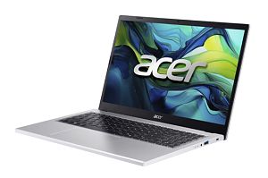 Laptop Acer Aspire Go 15 Ag15-71p-5155, 15.6 inch 1920x1080, Intel Core i5-1334U (10 C / 12 T, 3.4 GHz - 4.6 GHz, 12 MB cache, 55 W), 32 GB DDR5, 1 TB SSD, Intel Iris Xe Graphics, Windows 11 Home, Tastatura English, Argintiu