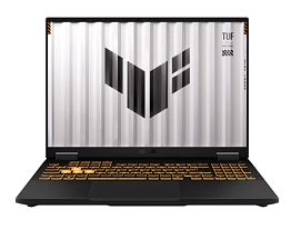 Laptop ASUS tuf gaming f16 fx608jmr-rv157, 16 inch 1920 x 1200 pixeli, Intel 14450HX (10 C / 16 T, 2.4 GHz - 4.80 GHz, 20 MB Smart Cache cache, 157 W), 16 GB DDR5, 512 GB SSD, nVidia RTX 5060, Fara sistem de operare, Tastatura English, Gri