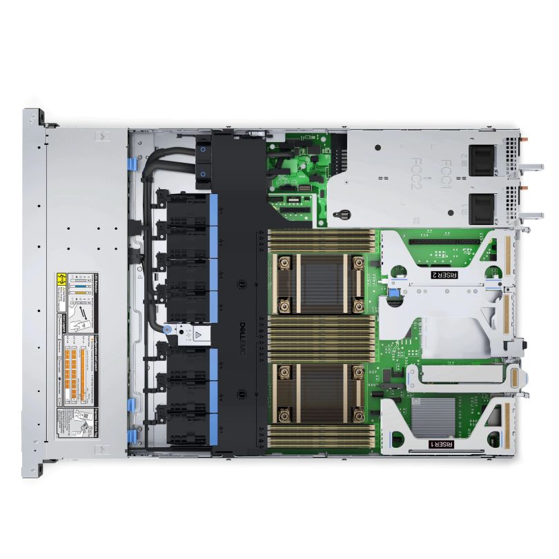 Dell PowerEdge R650xs Server,Intel Xeon 4310 2.1G(12C/24T),16GB RDIMM 3200MT/s,960GB SSD SATA RI(up to 8x2.5