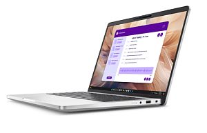 Laptop Dell Pro 14 Plus PB14250, 14 inch 1920 x 1200, Intel 266V (8 C / 8 T, 2.2 GHz - 5.0 GHz, 12 MB cache, 17 W), 16 GB LPDDR5X, 512 GB SSD, Intel Arc Graphics, Windows 11 Pro, Tastatura US International, Argintiu