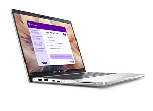 Laptop Dell Pro 14 Plus PB14250, 14 inch 1920 x 1200, Intel 266V (8 C / 8 T, 2.2 GHz - 5.0 GHz, 12 MB cache, 17 W), 16 GB LPDDR5X, 512 GB SSD, Intel Arc Graphics, Windows 11 Pro, Tastatura US International, Argintiu