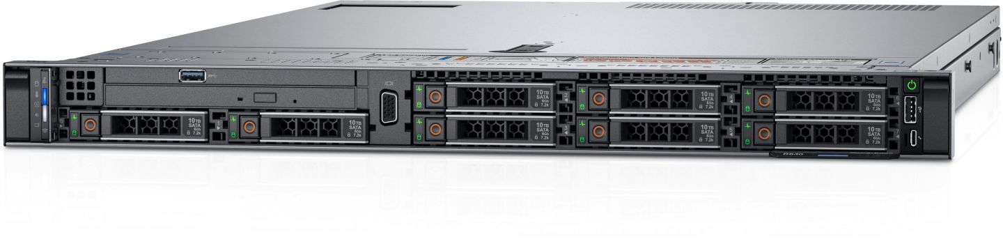 Server Dell PowerEdge R640 Rack 1U Intel Xeon Silver 4210R, 2.4 GHz (pana la 3.2 GHz), 10 Core, 20 Threads, 13.75 MB, 2 x 32 GB, 2 x 480 GB SSD, 2 x 750 W_2