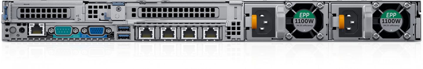 Server Dell PowerEdge R640 Rack 1U Intel Xeon Silver 4210R, 2.4 GHz (pana la 3.2 GHz), 10 Core, 20 Threads, 13.75 MB, 2 x 32 GB, 2 x 480 GB SSD, 2 x 750 W_3