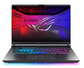 Laptop ASUS ROG Strix G16 (2025) G615LH-S5047, 16 inch 2560 x 1600, Intel 255HX (20 C / 20 T, 1.8 GHz - 5.2 GHz, 24 MB cache, 55 W), 16 GB DDR5, 512 GB SSD, Nvidia GeForce RTX 5050, Fara sistem de operare, Tastatura US, Gri