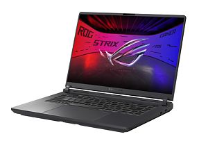 Laptop ASUS ROG Strix G16 (2025) G615LH-S5047, 16 inch 2560 x 1600, Intel 255HX (20 C / 20 T, 1.8 GHz - 5.2 GHz, 24 MB cache, 55 W), 16 GB DDR5, 512 GB SSD, Nvidia GeForce RTX 5050, Fara sistem de operare, Tastatura US, Gri