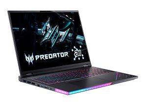 Laptop Acer Predator Helios Neo 18 AI PHN18-72-76RA, 18 inch 2560 x 1600, Intel Core Ultra 7 - 255HX (20 C / 20 T, 2.4 GHz - 5.2 GHz, 30 MB cache, N/A), 16 GB DDR5, 1 TB SSD, nVidia GeForce RTX 5060, Fara sistem de operare, Tastatura English, Negru