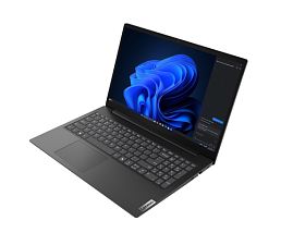 Laptop Lenovo V15 G5 IRL 83GW007WRI, 15.6 inch 1920 x 1080, Intel i3-1315U (6 C / 8 T, 3.3 GHZ - 4.5 GHz, 10 MB cache, 15 W), 8 GB DDR5, 512 GB SSD, Intel Graphics, Windows 11 Pro, Tastatura English (EU), Business Black