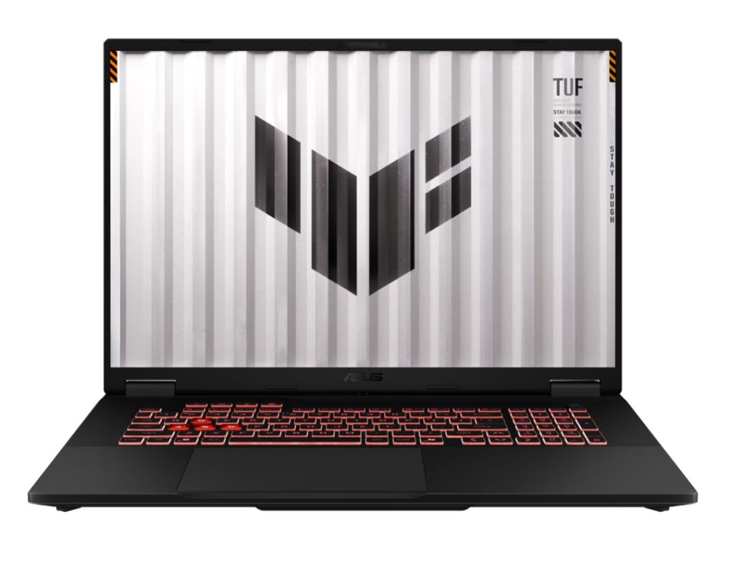 Laptop ASUS TUF A18 FA808UH-S8021, 18 inch 1920 x 1200, AMD Ryzen 7 260 (8 C / 16 T, 3.8 GHz - 5.1 GHz, 8 MB + 16 MB cache), 16 GB DDR5, 512 GB SSD, Nvidia GeForce RTX 5050, Free DOS, Jaeger Gray