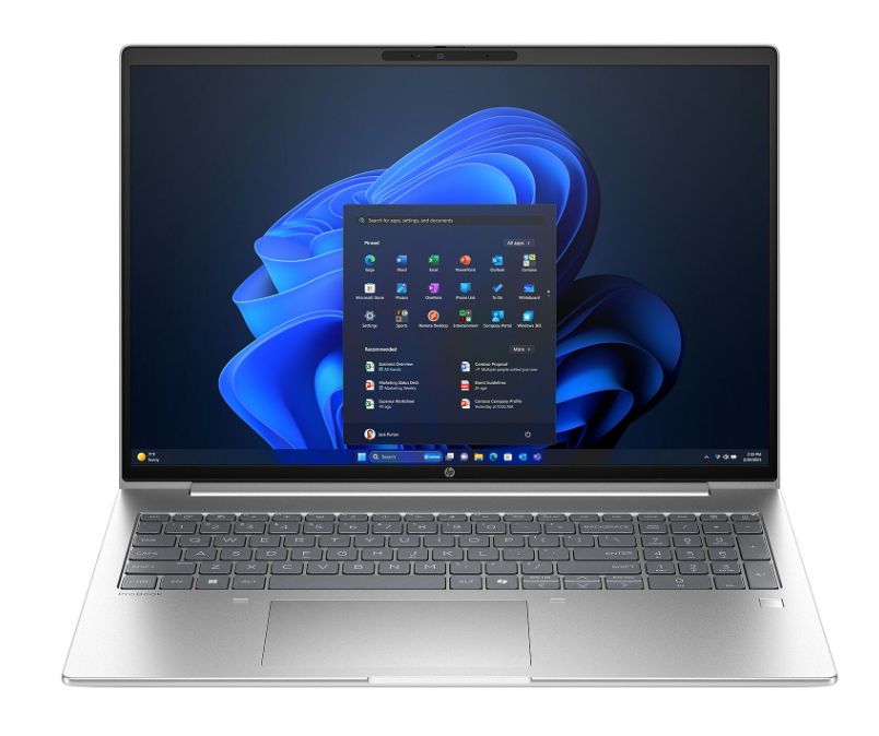 Laptop HP ProBook 4 G1i AD2L6ET, 16 inch 1920 x 1200, Intel 255U (12 C / 14 T, 2.4 GHz - 5.2 GHz, 12 MB cache, 15 W), 16 GB DDR5, 512 GB SSD, Intel Graphics, Windows 11 Pro, Tastatura Romanian, Argintiu