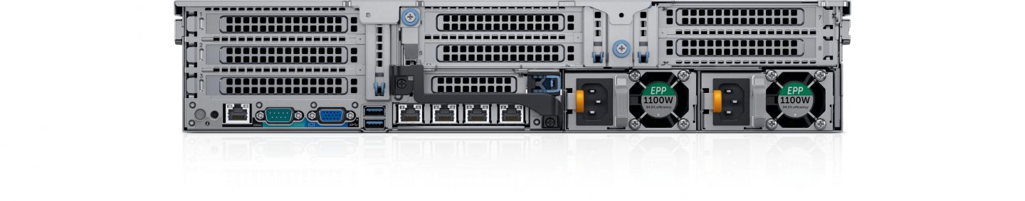 Server Dell PowerEdge R740 Rack 2U Intel Xeon Silver 4208, 8C / 16T, 2.1 GHz base, 3.2 GHz turbo, 11 MB cache, 1 x 32 GB DDR4, 480 GB SSD, 8 x LFF, 2 x 750 W_3