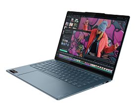 Laptop Lenovo Yoga 7 14AKP10 83JR008NPB, 14 inch 1920 x 1200 Touchscreen, AMD AI 5 340 (6 C / 12 T, 2.0 GHz - 4.8 GHz, 32 MB cache, 28 W), 16 GB LPDDR5, 512 GB SSD, AMD Radeon Graphics, Windows 11 Home, Tastatura US, Tidal Teal