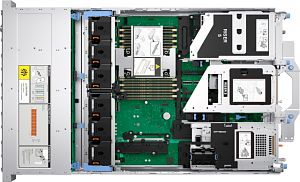 Server DELL PowerEdge R570, Rack 2U, Intel Xeon 6507P (8 C / 16 T, 3.50 GHz - 4.30 GHz, 48 MB cache, 150 W), 32 GB DDR5 ECC, 1 x 960 GB SSD, 16 x SFF, DELL PERC H965i, 2 x 1100 W