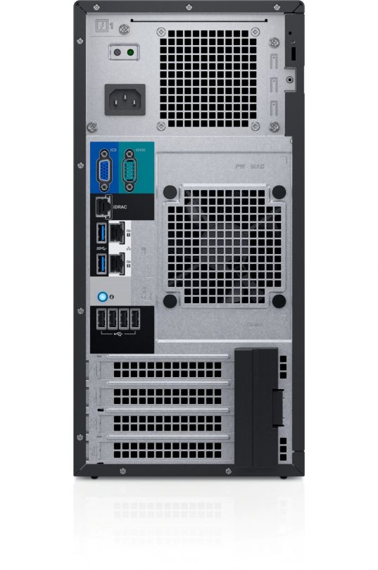 Server Dell PowerEdge T140 Tower Intel Xeon E-2224, 4C / 4T, 3.4 GHz base, 4.6 GHz turbo, 8 MB cache, 71 W, 1 x 16 GB DDR4, 1 TB HDD, 4 x LFF, 365 W_2