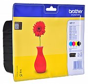 Cartus cerneala Brother LC121VALBP ,Black/tri-color ,4 x 300 pagini ,Original (LC121VALBP) 