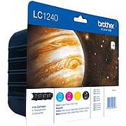 Cartus cerneala Brother LC1240VALBP ,Black/tri-color ,600 pagini ,Original (LC1240VALBP) 