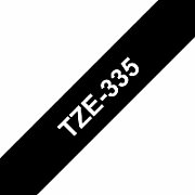 12MM WHITE ON BLACK TAPE