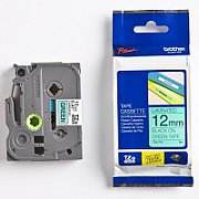 12MM BLACK ON GREEN TAPE