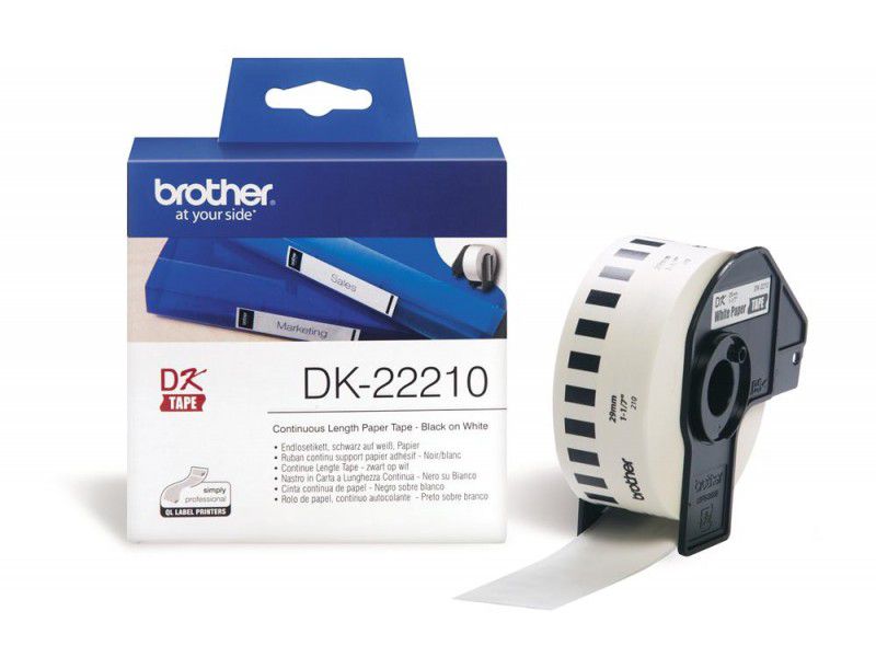 BROTHER DK22210 Brother DK22210 Continuous Paper Tape 29mm x 30.48m_1