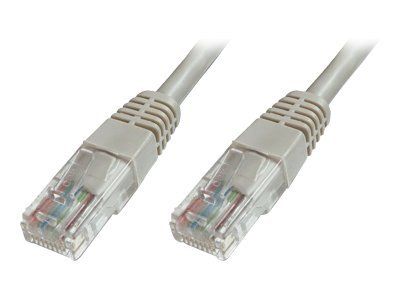 DIGITUS CAT 5e U-UTP patch cable PVC AWG 26/7 length 0.5 m color grey