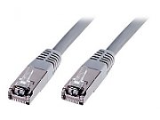 DIGITUS CAT 5e F-UTP patch cable PVC AWG 26/7 length 0.5 m color grey