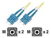 DIGITUS DK-2922-02 Fiber Optic Patch Cord SC/SC 2m duplex Singlemode OS2