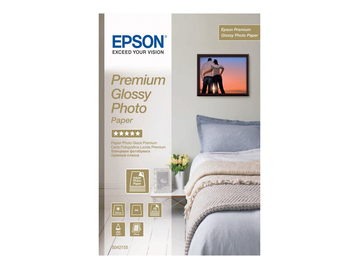 EPSON C13S042155 Hartie Epson Premium foto lucios 255g A4 15 coli_1