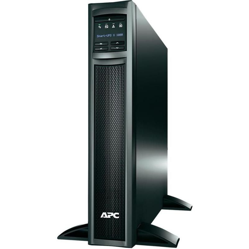 UPS APC SMX1000I, 1000 VA, 800 W, cu management, line-interactive, 8x C13, 1x C14, 1x RJ45, 1x USB, LCD, Tower/Rack 2U, Negru
