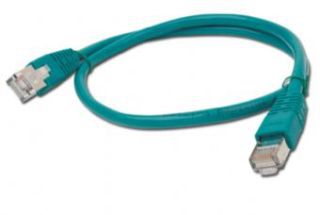 PATCH CORD FTP GEMBIRD Cat5e, cupru-aluminiu, 2 m, verde, AWG26, ecranat  PP22-2M/G  (include TV 0.06 lei)