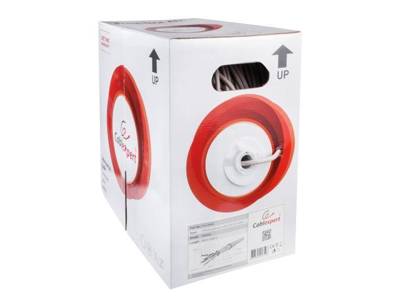 ROLA CABLU FTP GEMBIRD, Cat5e, 305m, Cupru, Litat, AWG24,  FPC-5004E 