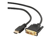GEMBIRD CC-HDMI-DVI-0.5M Gembird HDMI to DVI male-male cable with gold-plated connectors 0.5m