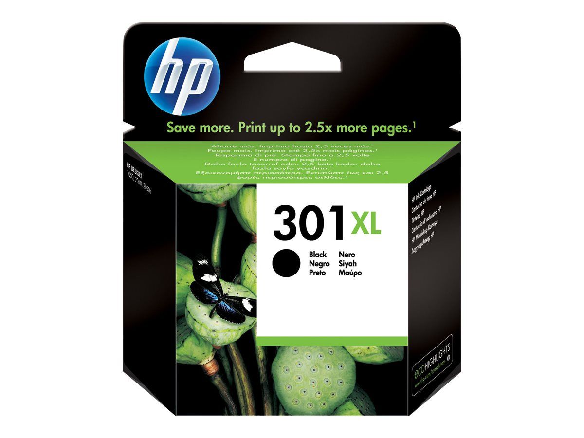 Cartus cerneala HP CH563EE#UUS ,Negru ,430 pagini ,Original (301xl) 