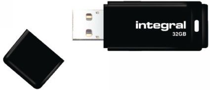INTEGRAL INFD32GBBLK Integral USB 32GB Black, USB 2.0 with removable cap_3