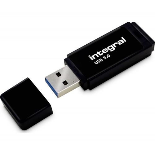 INTEGRAL INFD8GBBLK Integral USB 8GB Black, USB 2.0 with removable cap_2