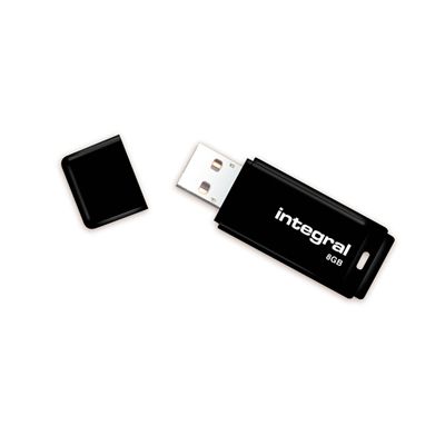 INTEGRAL INFD8GBBLK Integral USB 8GB Black, USB 2.0 with removable cap_3