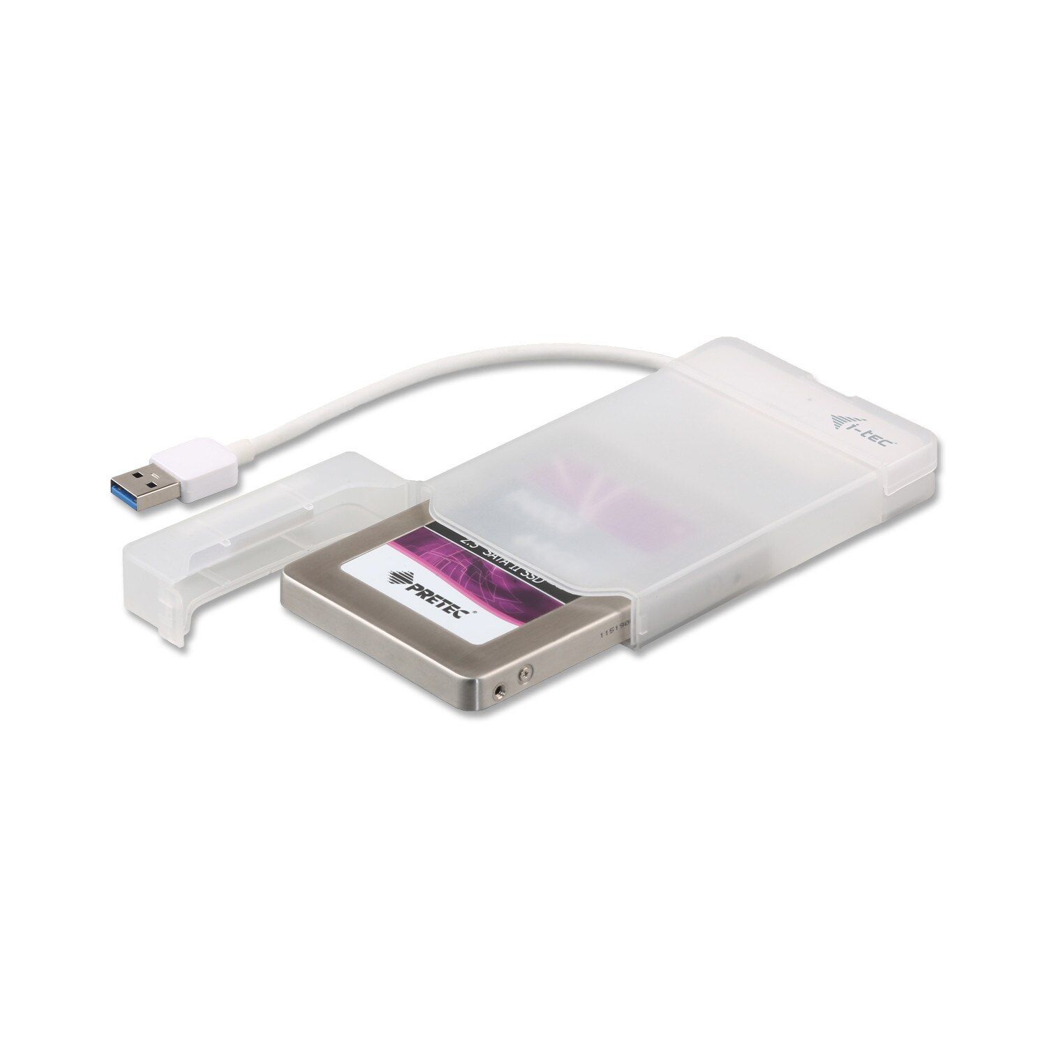 ITEC MYSAFEU314 i-tec MYSAFE Easy 2,5 USB 3.0 White Carcasa externÄƒ pentru HDD 6.4cm SATA SSD_2