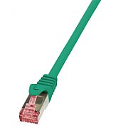 Logilink PATCH CORD S/FTP LOGILINK Cat6, LSZH, cupru, 3 m, verde, AWG27, dublu ecranat  CQ2065S  (include TV 0.06 lei)