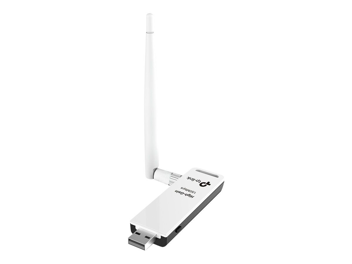 Adaptor wireless TP-Link, N150 HIGH GAIN, USB2.0, antena detasabila 4dBi, Realtek RTL8188EUS-VG-CG, 1T1R_3