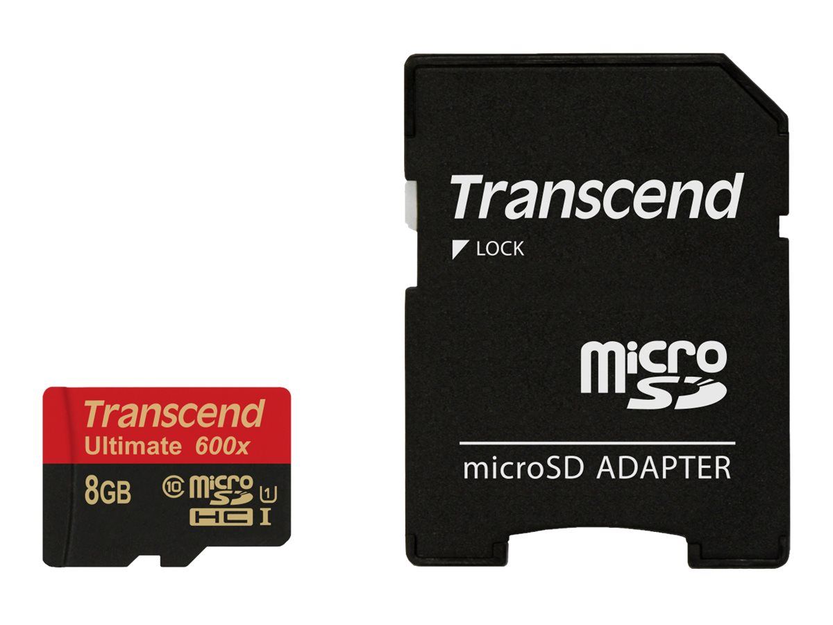 TRANSCEND TS8GUSDHC10U1 Card de memorie Transcend Micro SDHC 8GB UHS-I 600x PREMIUM_1