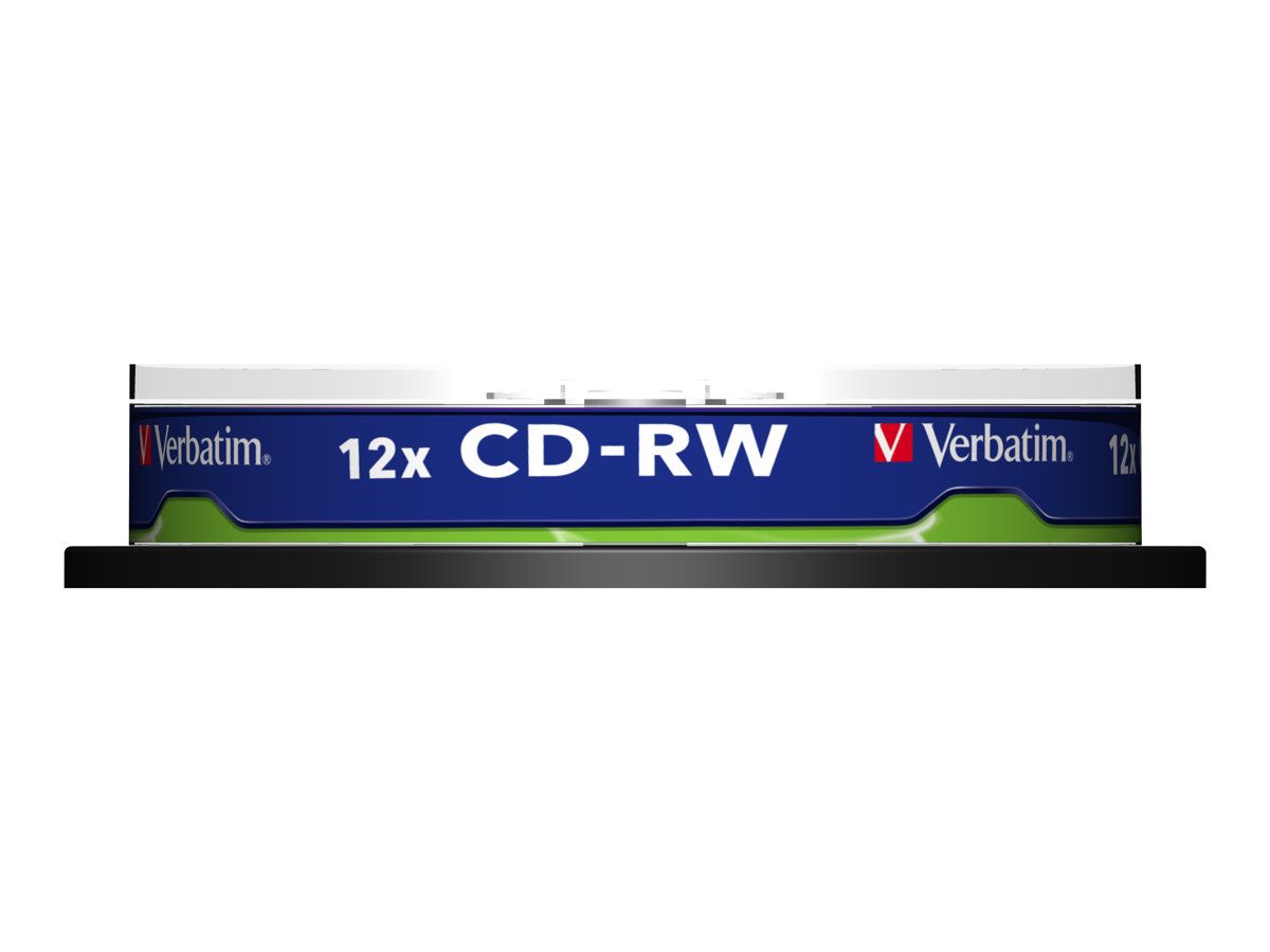 VERBATIM 43480 Verbatim CD-RW cake box 10 700MB 12x_1