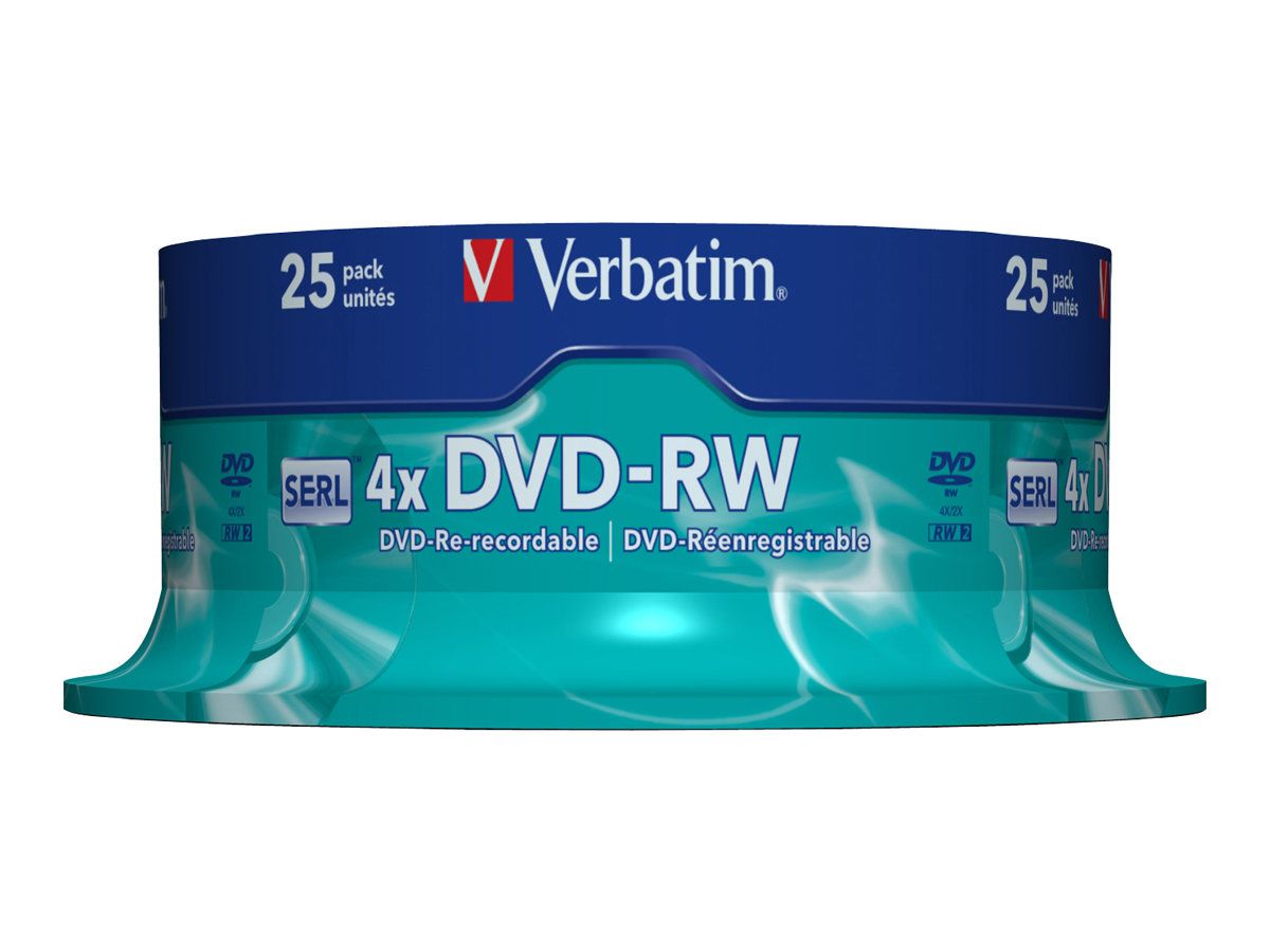 VERBATIM 43639 Verbatim DVD-RW spindle 25 4,7GB 4x_1