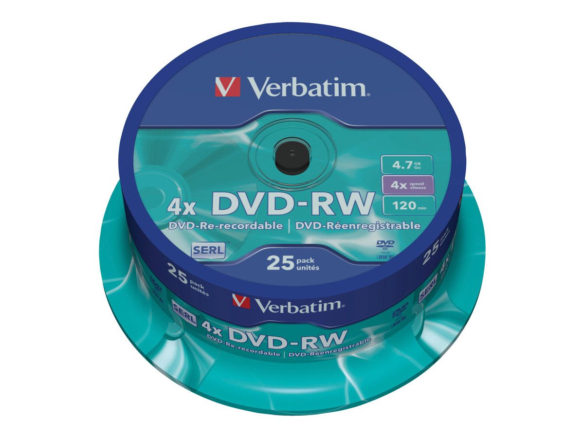 VERBATIM 43639 Verbatim DVD-RW spindle 25 4,7GB 4x_2