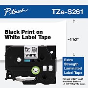36MM BLACK ON WHITE STRONG ADESIVE TAPE