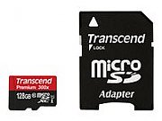 TRANSCEND TS128GUSDU1 Card memorie Transcend microSDXC 128GB Class 10, UHS1 + Adaptor
