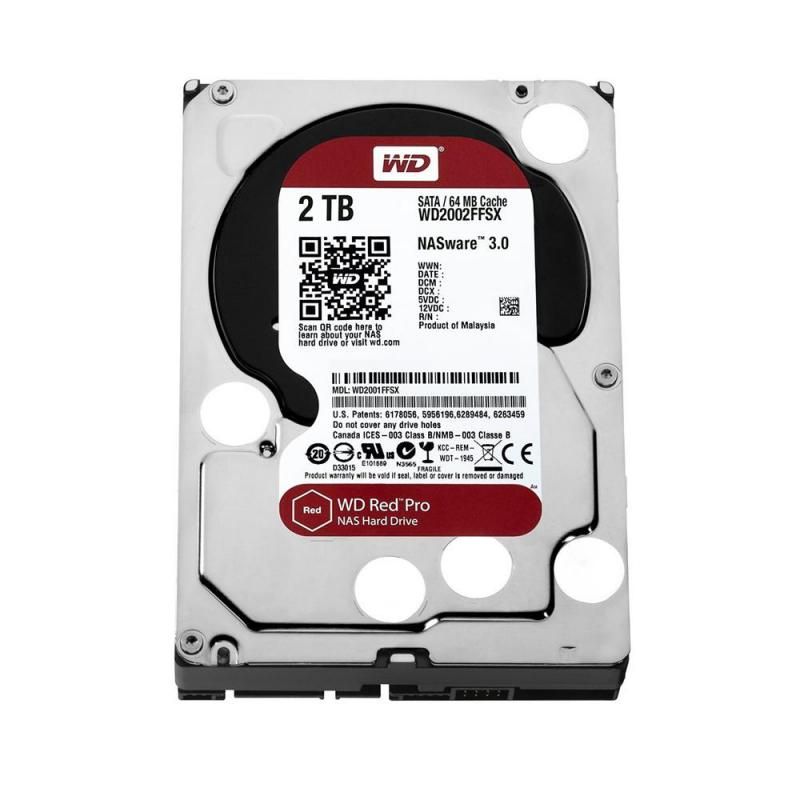 HDD NAS WD Red Pro (3.5'', 2TB, 64MB, 7200 RPM, SATA 6Gbps)_1
