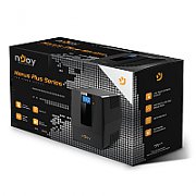 UPS nJoy Horus Plus 800, 800VA/480W, Afisaj LCD cu ecran tactil,2 Prize Schuko cu Protectie, Repornire Automata, RJ11 protectie pentru linia de telefon/modem, Posibilitatea de monitorizare si control prin USB, LAN si internet, port de comunicare USB, rata de eficienta pana la 90%