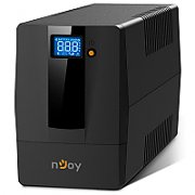 UPS nJoy Horus Plus 800, 800VA/480W, Afisaj LCD cu ecran tactil,2 Prize Schuko cu Protectie, Repornire Automata, RJ11 protectie pentru linia de telefon/modem, Posibilitatea de monitorizare si control prin USB, LAN si internet, port de comunicare USB, rata de eficienta pana la 90%