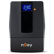 UPS nJoy Horus Plus 800, 800VA/480W, Afisaj LCD cu ecran tactil,2 Prize Schuko cu Protectie, Repornire Automata, RJ11 protectie pentru linia de telefon/modem, Posibilitatea de monitorizare si control prin USB, LAN si internet, port de comunicare USB, rata de eficienta pana la 90%