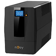 UPS nJoy Horus Plus 800, 800VA/480W, Afisaj LCD cu ecran tactil,2 Prize Schuko cu Protectie, Repornire Automata, RJ11 protectie pentru linia de telefon/modem, Posibilitatea de monitorizare si control prin USB, LAN si internet, port de comunicare USB, rata de eficienta pana la 90%