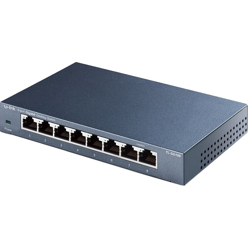 Tenda SG108-EU network switch Unmanaged Gigabit Ethernet (10/100/1000) Black_3